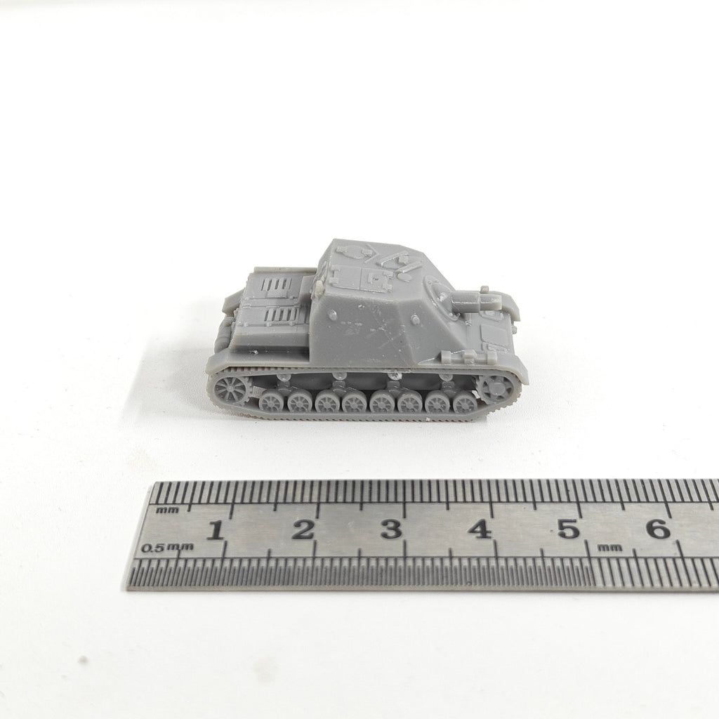 WWII German Sturmpanzer IV Brummbaer Tank,3D Printed,1/144 Scale Model,Resin