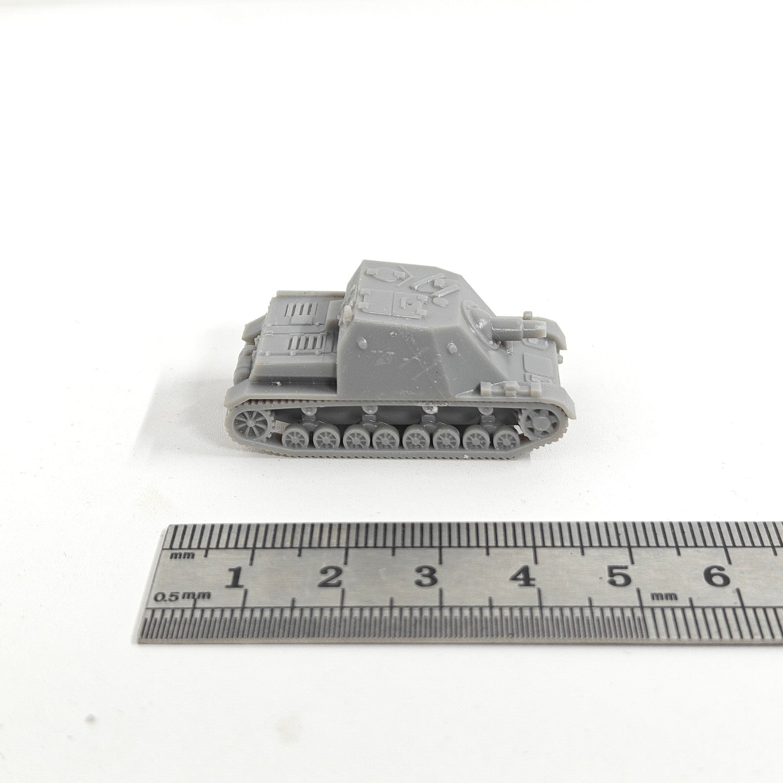 WWII German Sturmpanzer IV Brummbaer Tank,3D Printed,1/144 Scale Model,Resin