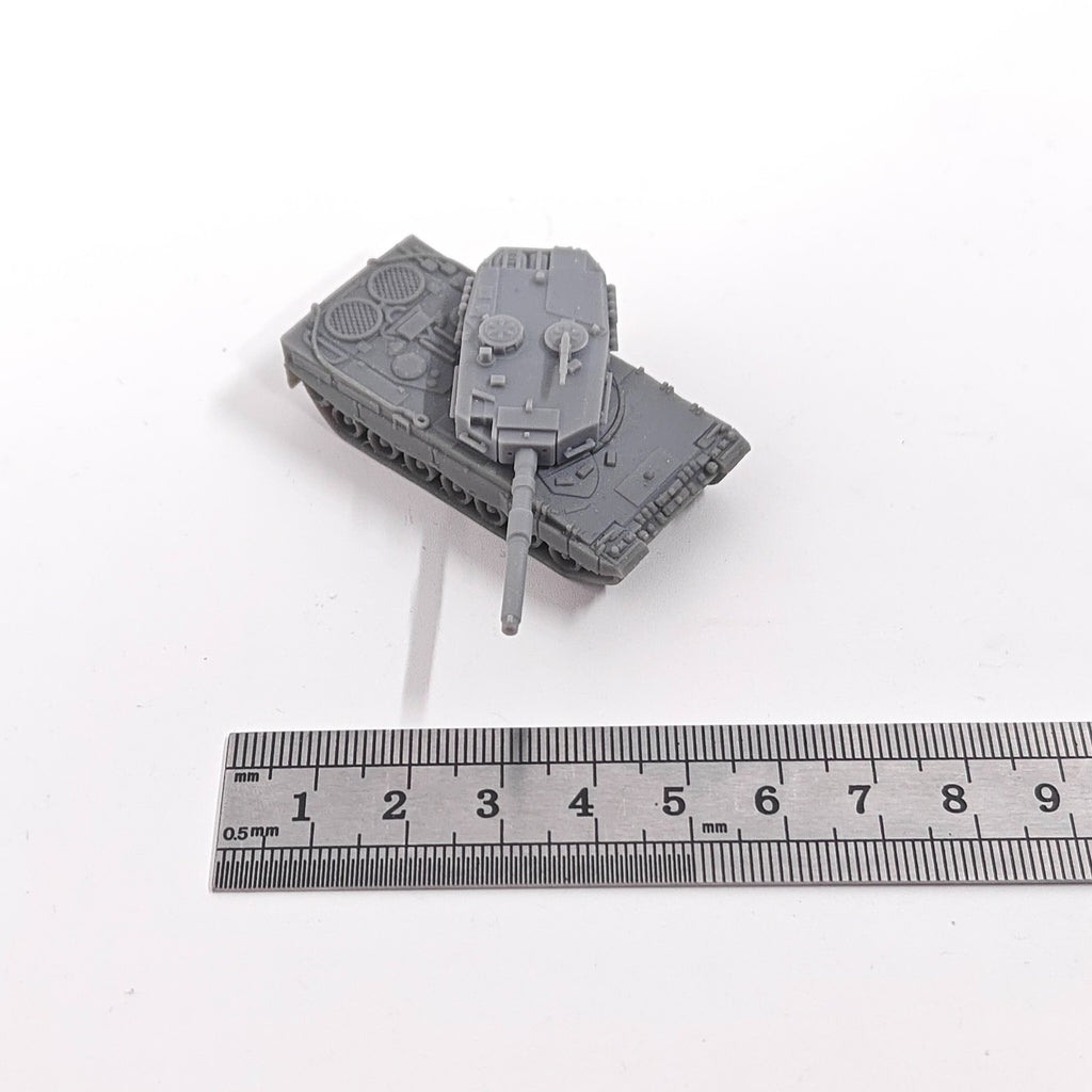 German Leopard 2 Main Battle Tank,3D Printed,1/144 Scale Mini Tank Model,Resin