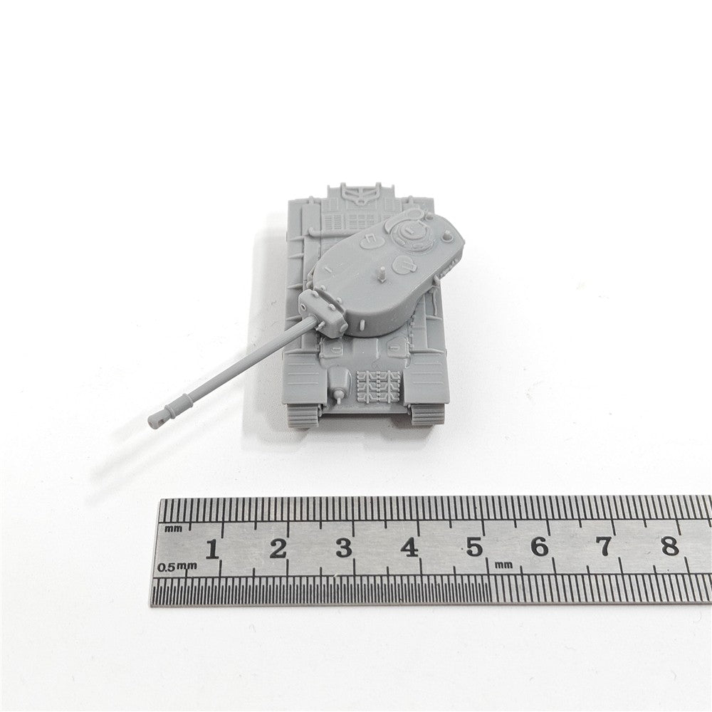 WWII US Army T34 Heavy Tank,3D Printed,1/144 Scale Mini Tank Model,Resin