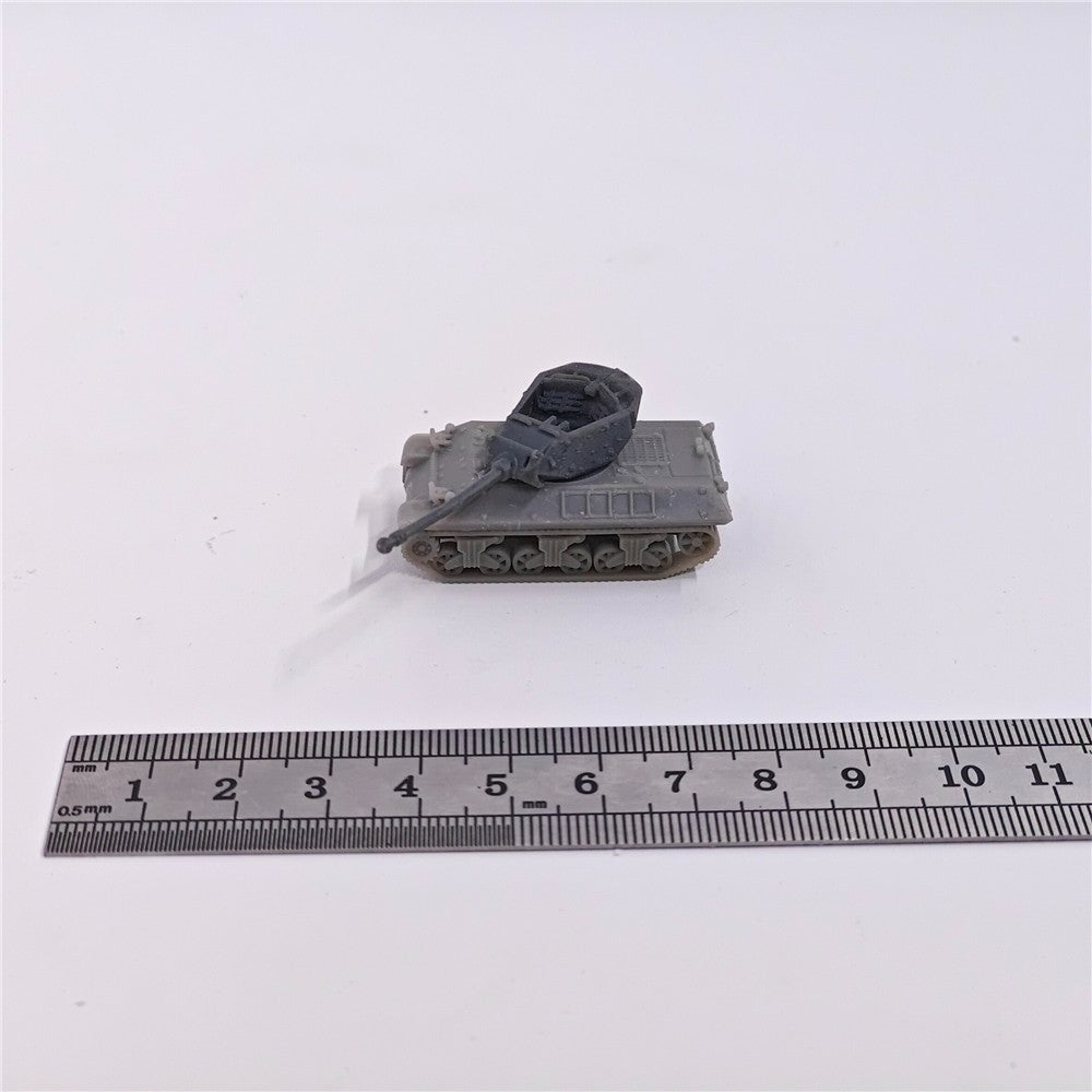WWII UK Army M10 Tank Destroyer,3D Printed,1/144 Scale Mini Tank Model,Resin