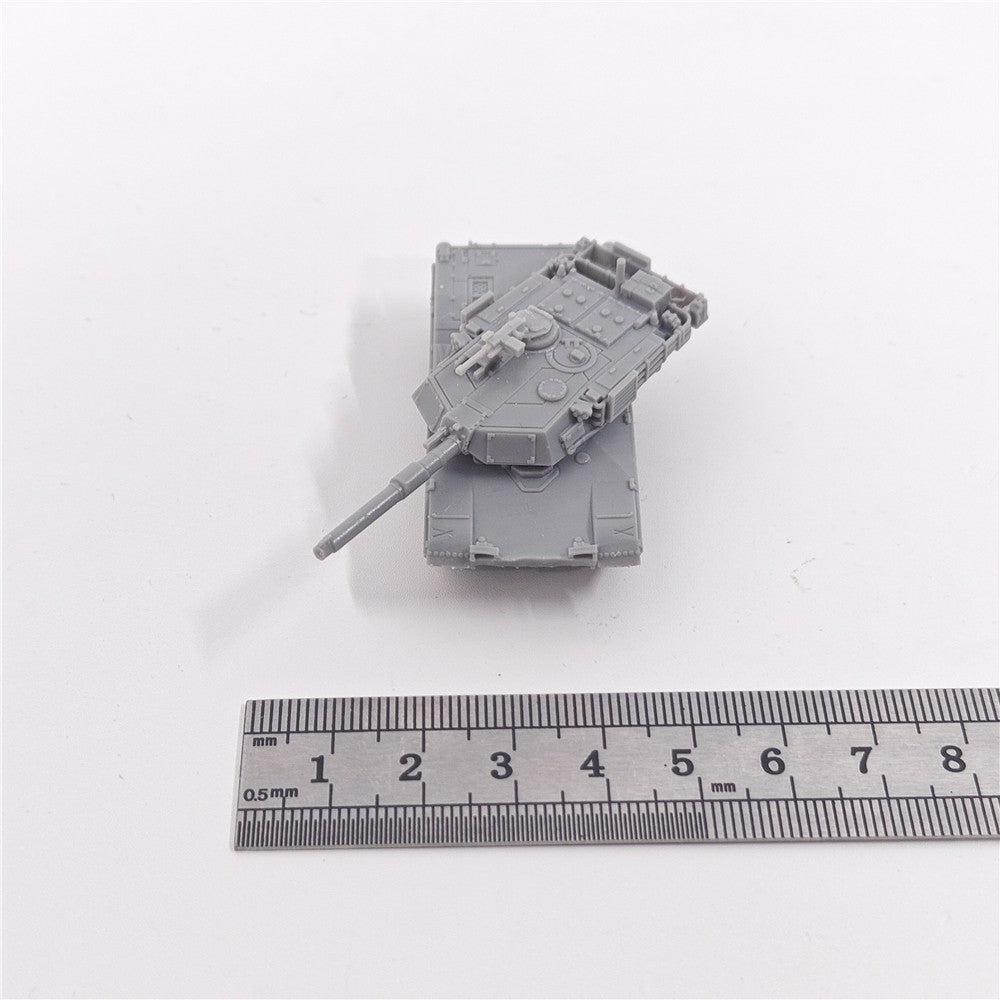 U.S. Army M1A1 Abrams Tank, 3D Printed ,1/144 Scale Mini Tank Model,Resin