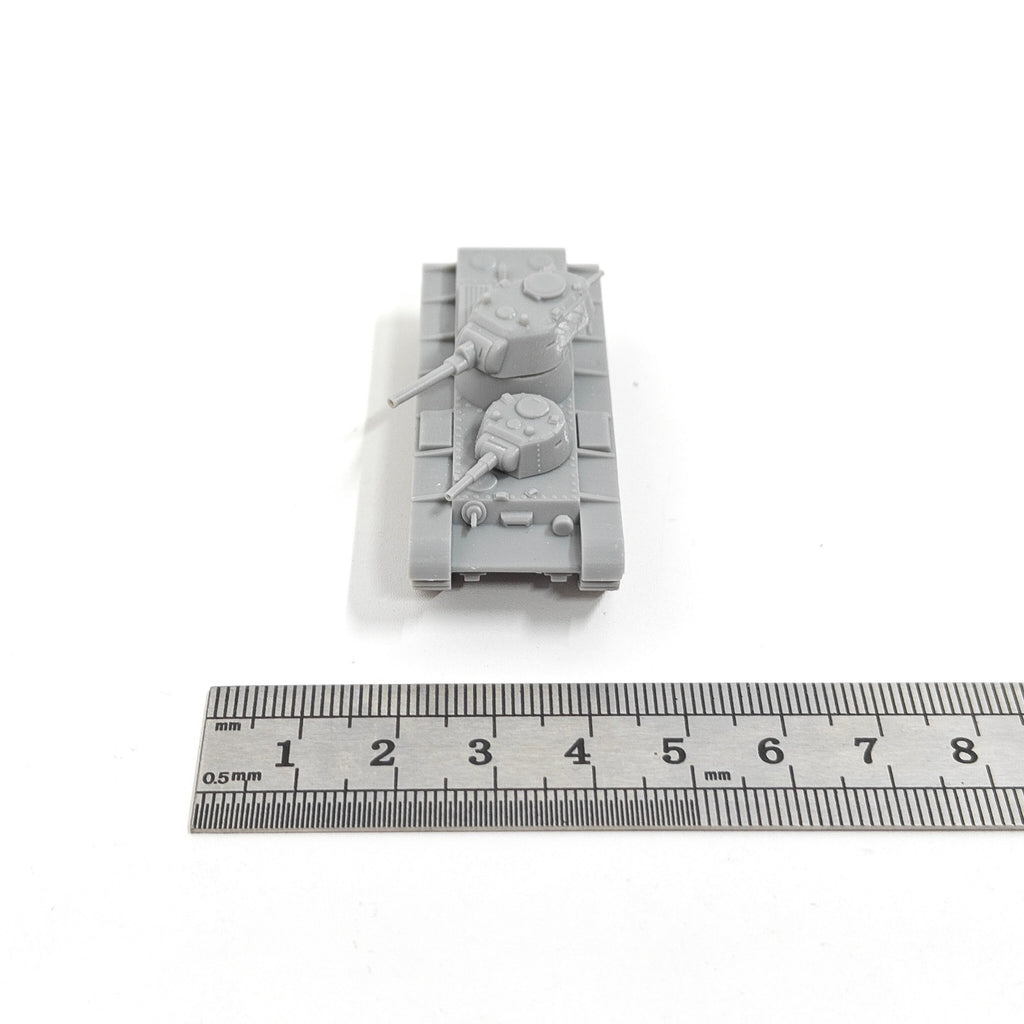 Soviet SMK Heavy Tank,3D Printed,1/144 Scale Mini Tank Model,Resin