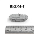 Soviet BRDM-1 Armored Vehicle,3D Printed,1/144 Scale Mini Tank Model,Resin