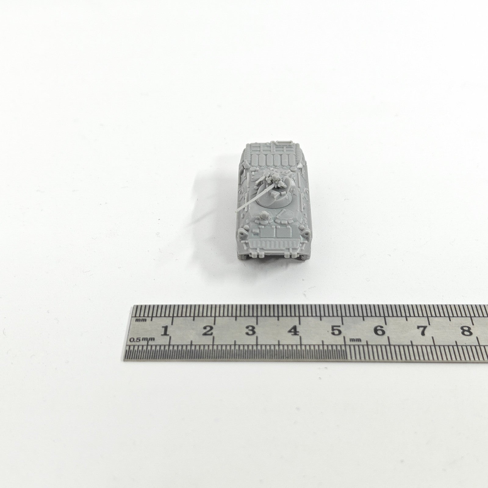 Soviet BTR-80A  APC,3D Printed,1/144 Scale Mini Tank Model,Resin