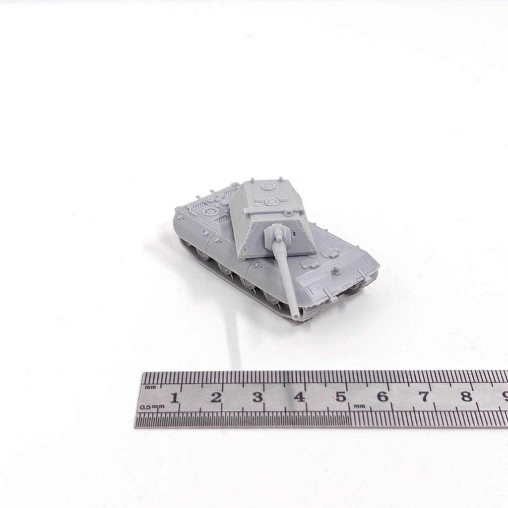 German E-100 Tank with Krupp Turret,3D Printed,1/144 Scale Mini Tank Model,Resin