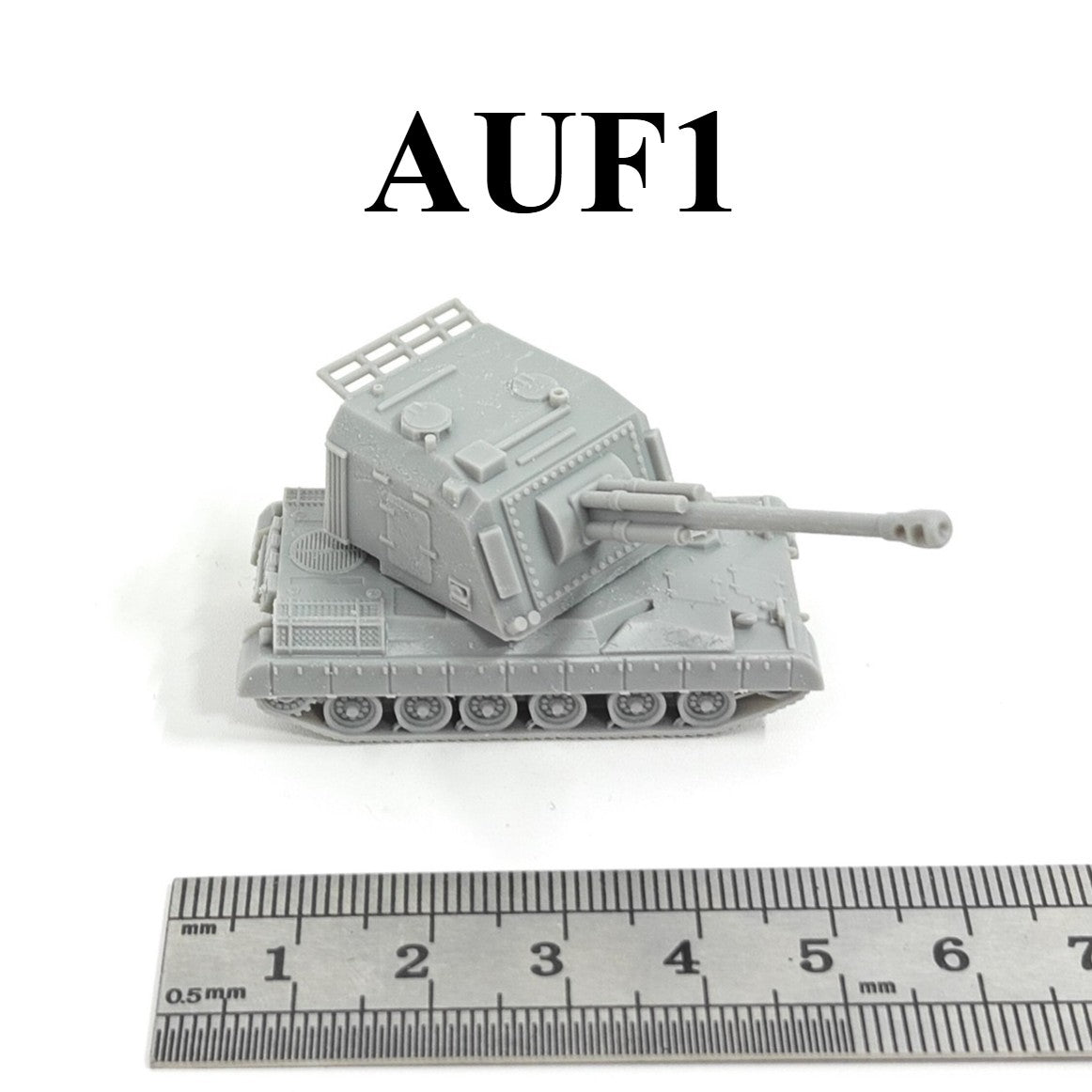 French AUF1 Self-propelled Howitzer, 3D Printed ,1/144 Scale Mini Model,Resin