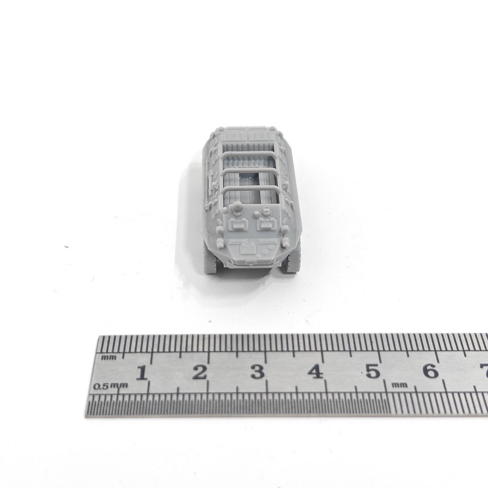 Soviet BTR-60P  APC,3D Printed,1/144 Scale Mini Tank Model,Resin