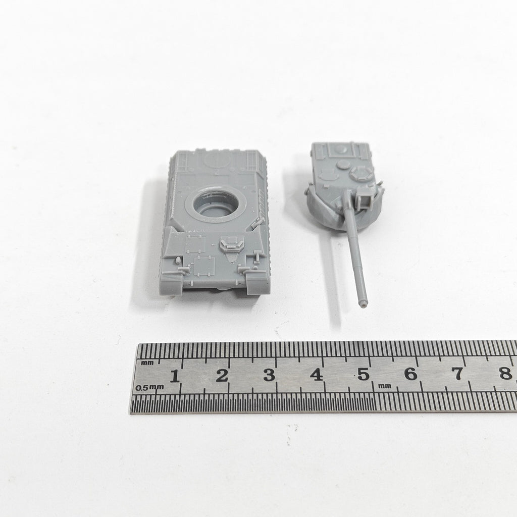 French AMX-50 Heavy Tank, 3D Printed ,1/144 Scale Mini Tank Model,Resin