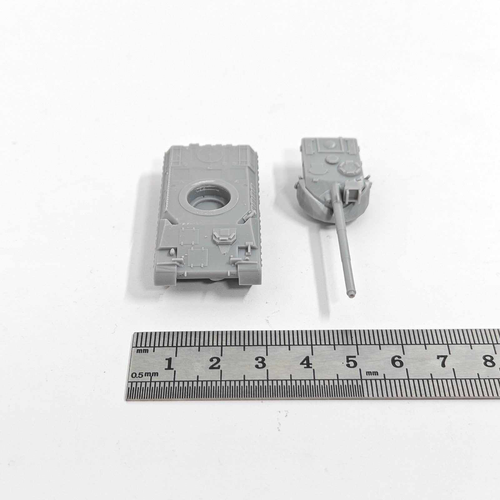 French AMX-50 Heavy Tank, 3D Printed ,1/144 Scale Mini Tank Model,Resin