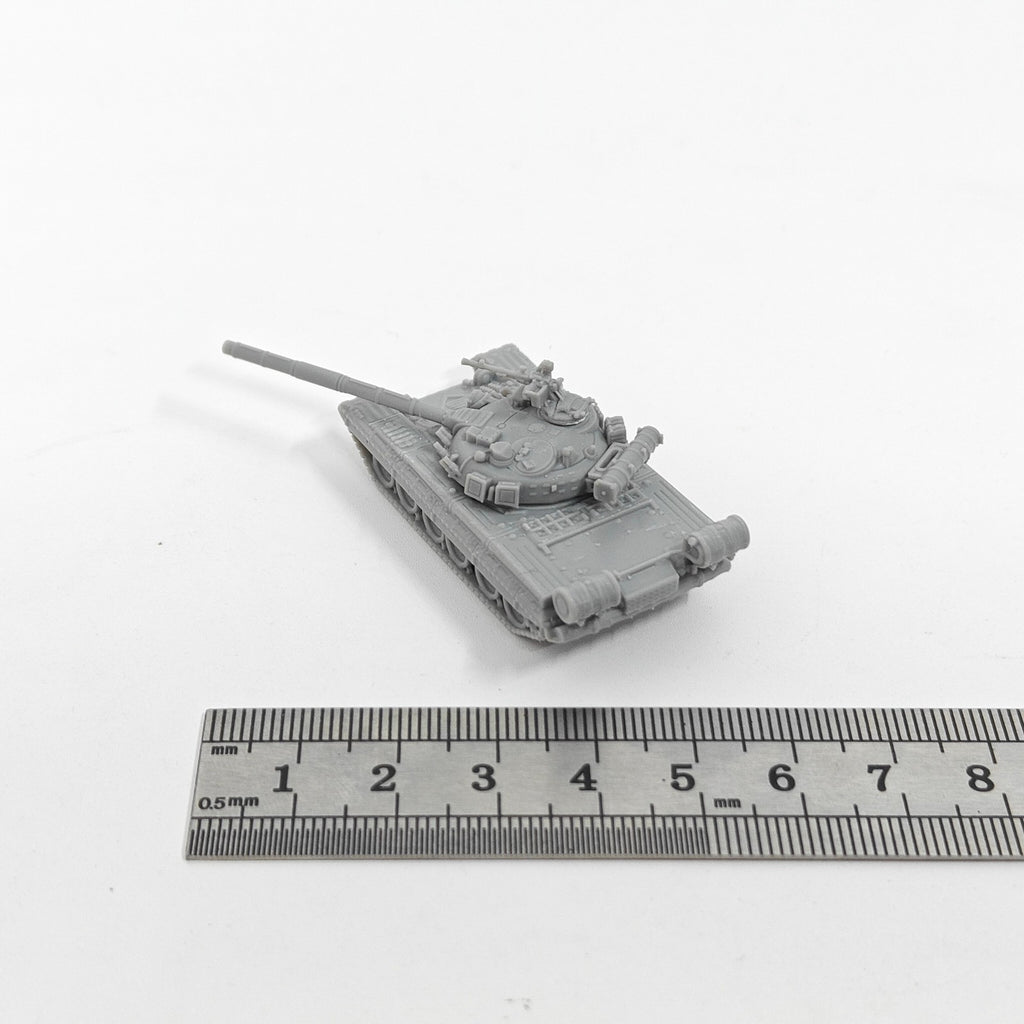 Soviet T-80B Main Battle Tank,3D Printed,1/144 Scale Mini Tank Model,Resin