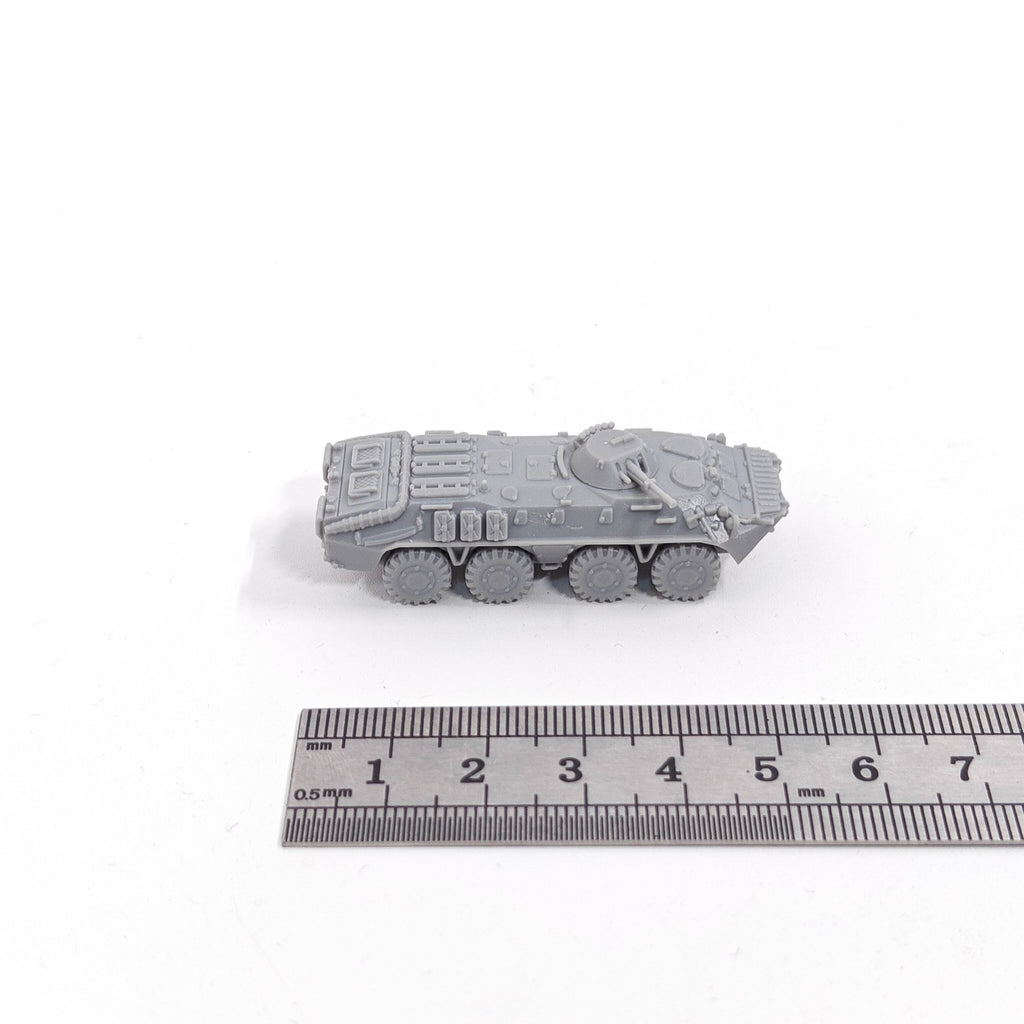 Soviet BTR-70 APC,3D Printed,1/144 Scale Mini Tank Model,Resin
