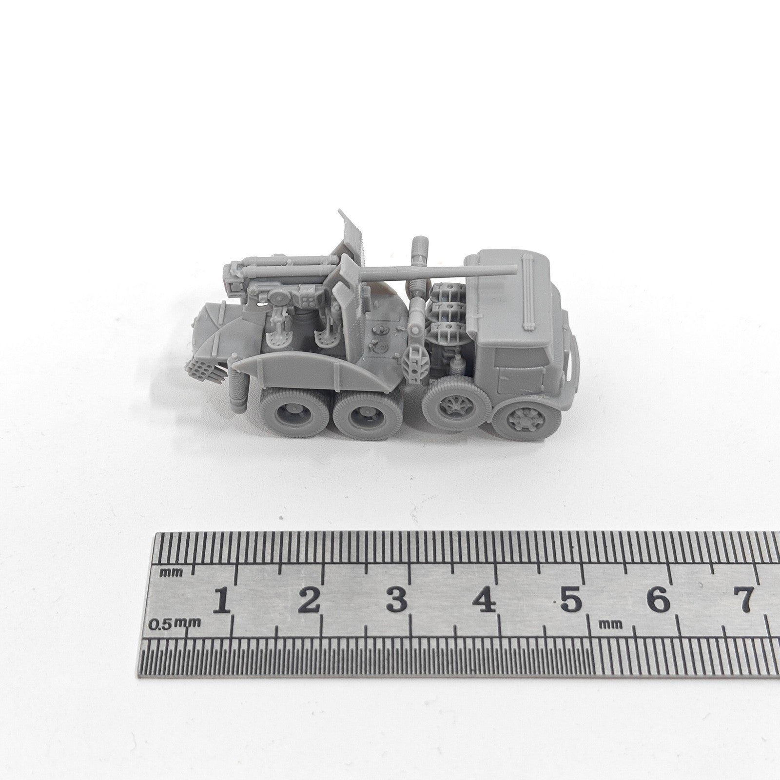 Italian Breda 52/9053 Anti-aircraft Gun,3D Printed,1/144 Scale Mini Model,Resin
