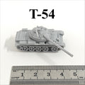 Soviet T-54 Medium Tank,3D Printed,1/144 Scale Mini Tank Model,Resin