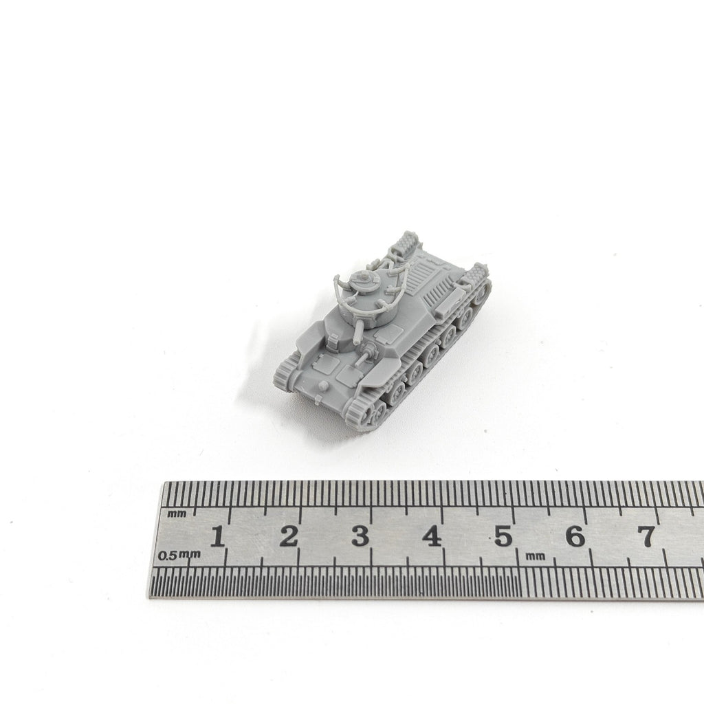 Japanese Type 97 Medium Tank,3D Printed,1/144 Scale Mini Tank Model,Resin