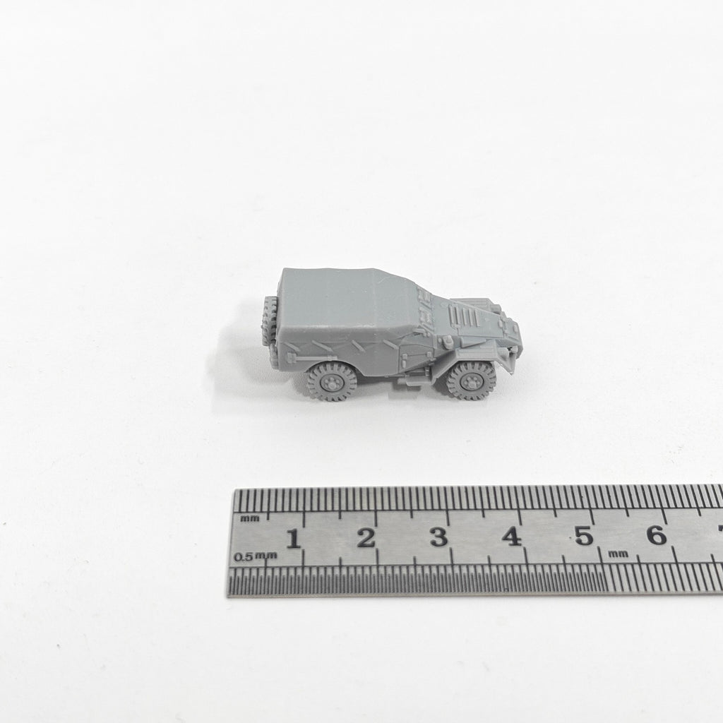 Soviet BTR-40 APC,3D Printed,1/144 Scale Mini Tank Model,Resin