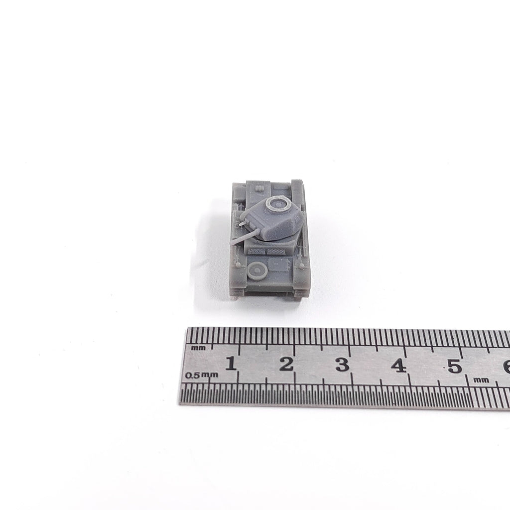 WWII German Panzer II ausf F Tank,3D Printed,1/144 Scale Mini Tank Model,Resin