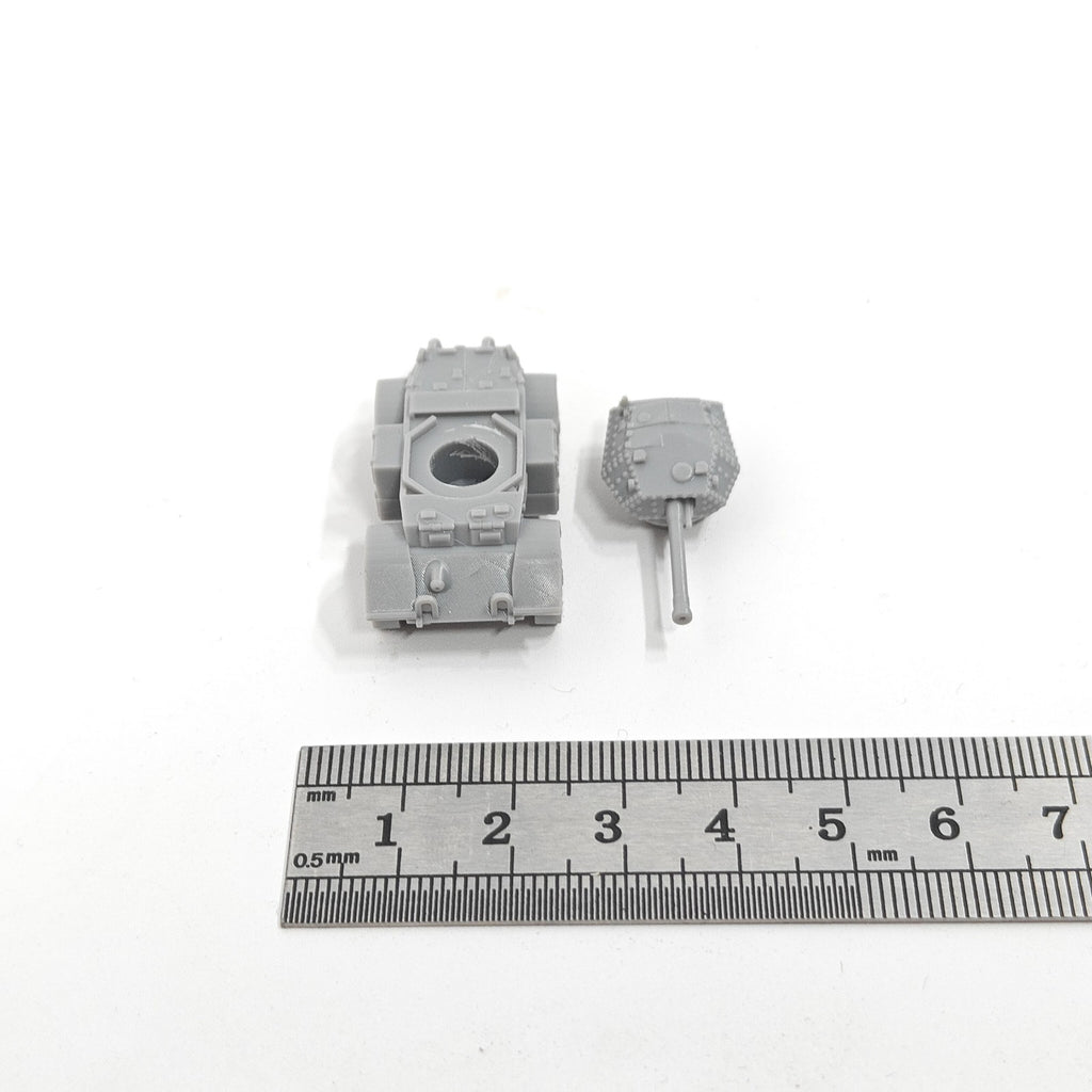 WWII British Mk III Tank,3D Printed,1/144 Scale Mini Tank Model,Resin