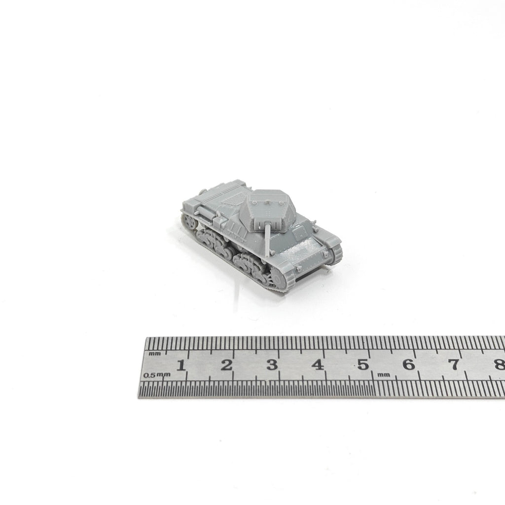 WWII Italian P40 Tank,3D Printed,1/144 Scale Mini Tank Model,Resin