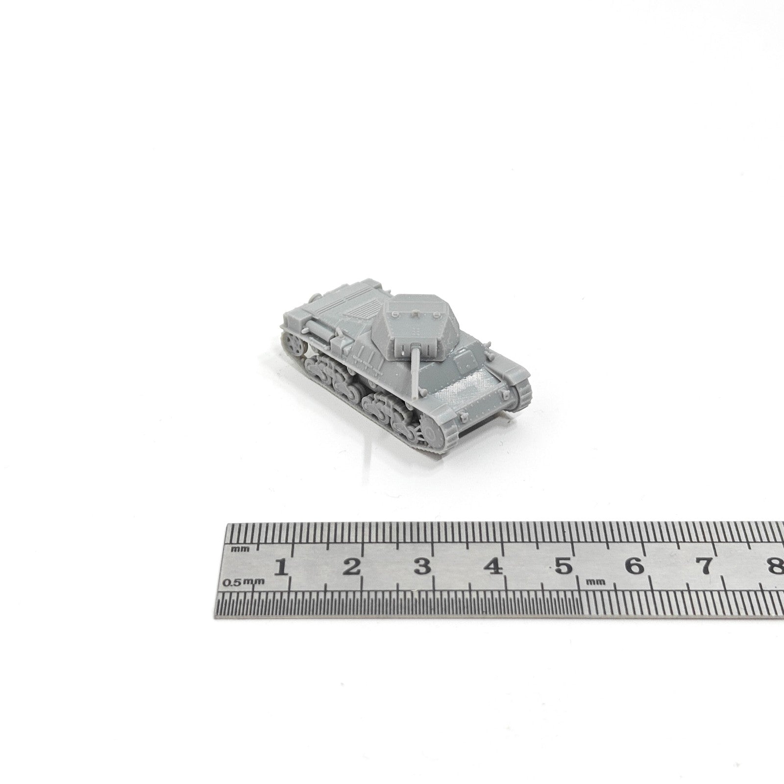 WWII Italian P40 Tank,3D Printed,1/144 Scale Mini Tank Model,Resin