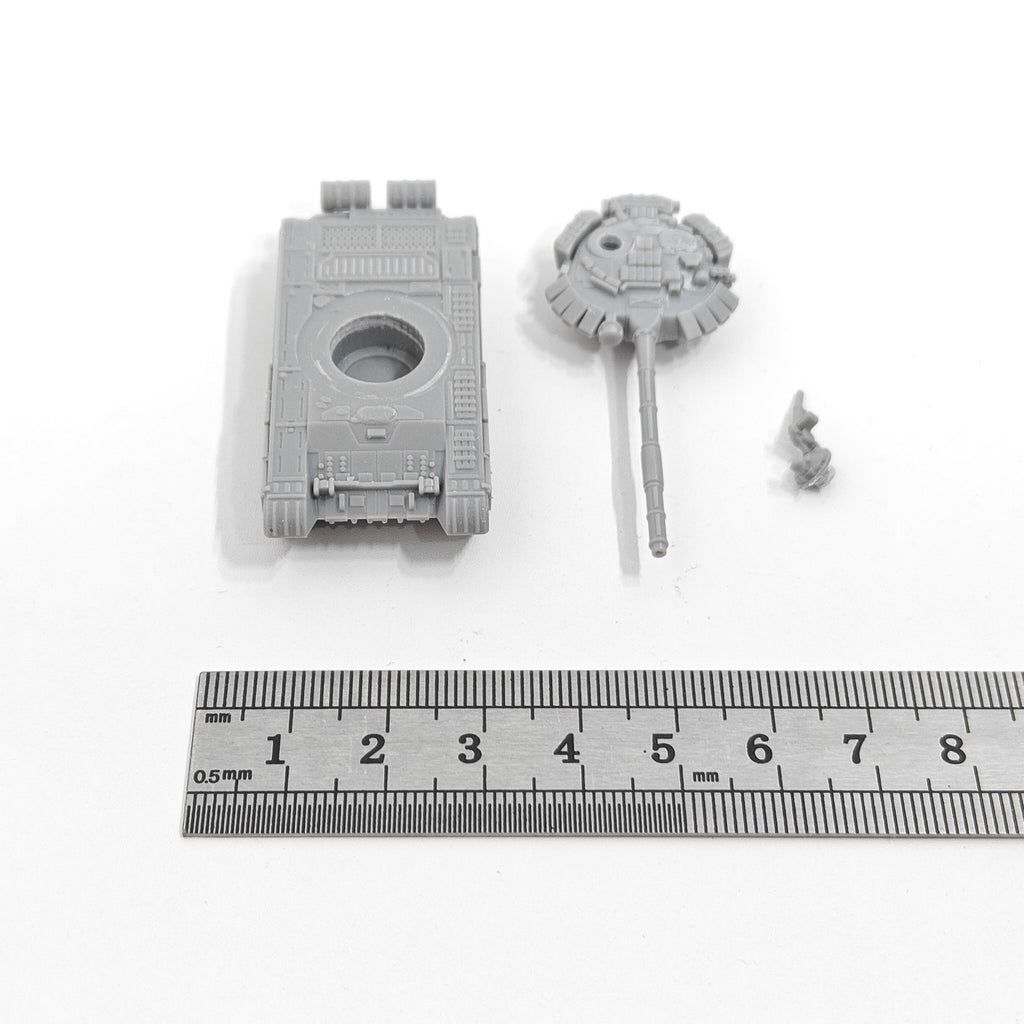 Soviet T-72BM Main Battle Tank,3D Printed,1/144 Scale Mini Tank Model,Resin