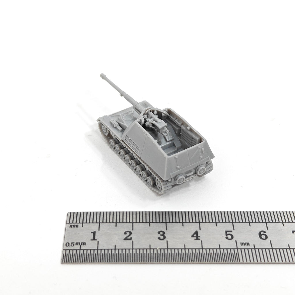 WWII German Sd.Kfz.164 Nashorn SPG,3D Printed,1/144 Tank Model,Resin