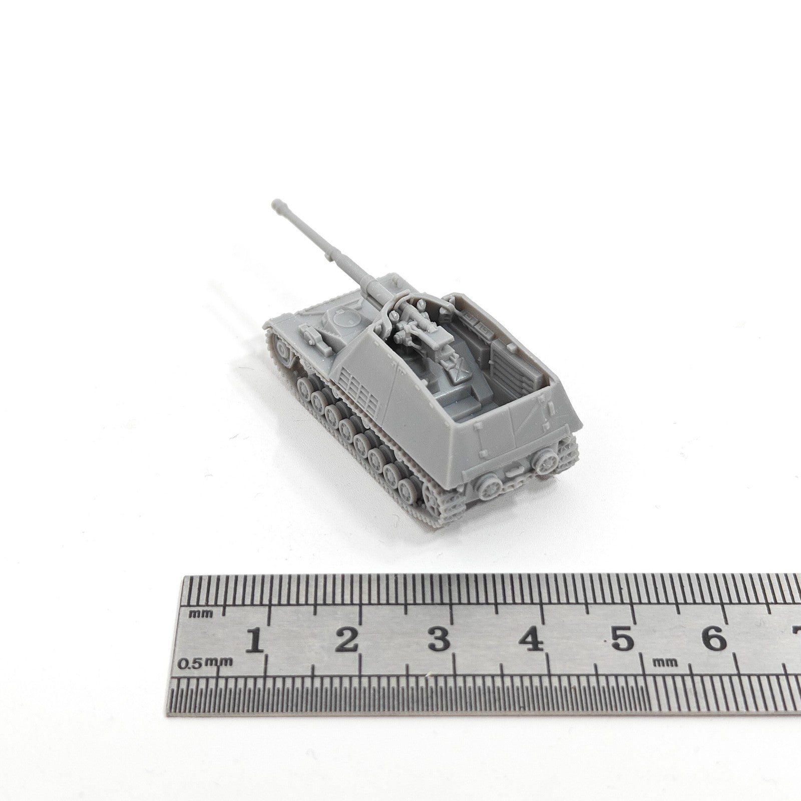 WWII German Sd.Kfz.164 Nashorn SPG,3D Printed,1/144 Tank Model,Resin