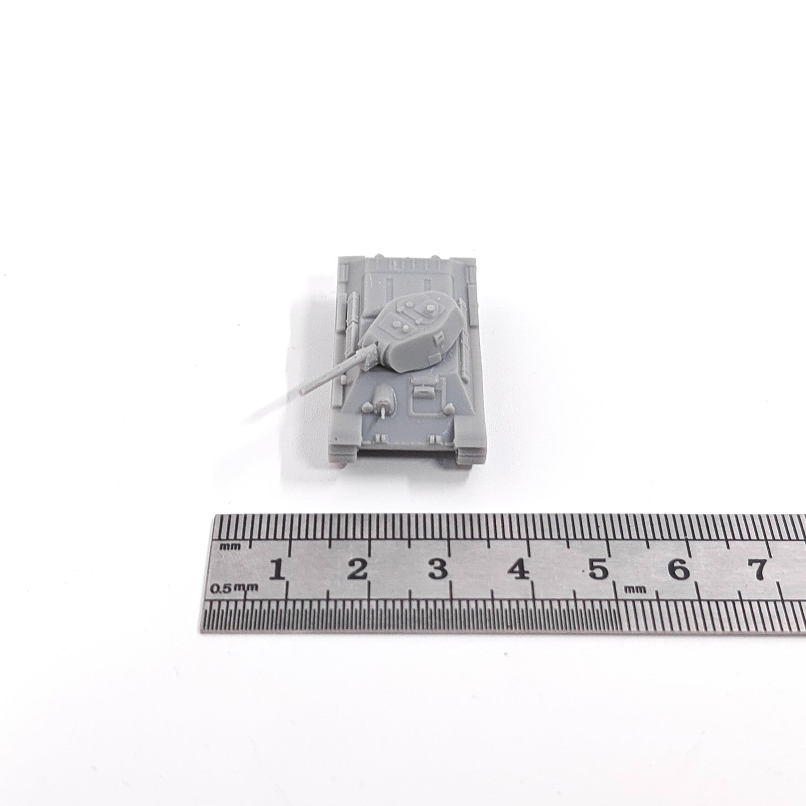 WWII Soviet T-34-76 Medium Tank,3D Printed,1/144 Scale Mini Tank Model,Resin