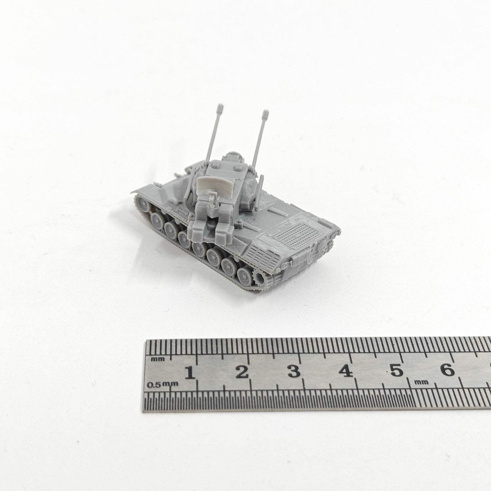 German Flakpanzer Gepard,3D Printed,1/144 Mini Tank Model,Resin