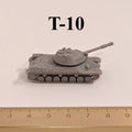 Soviet T-10 Heavy Tank,3D Printed,1/144 Scale Mini Tank Model,Resin