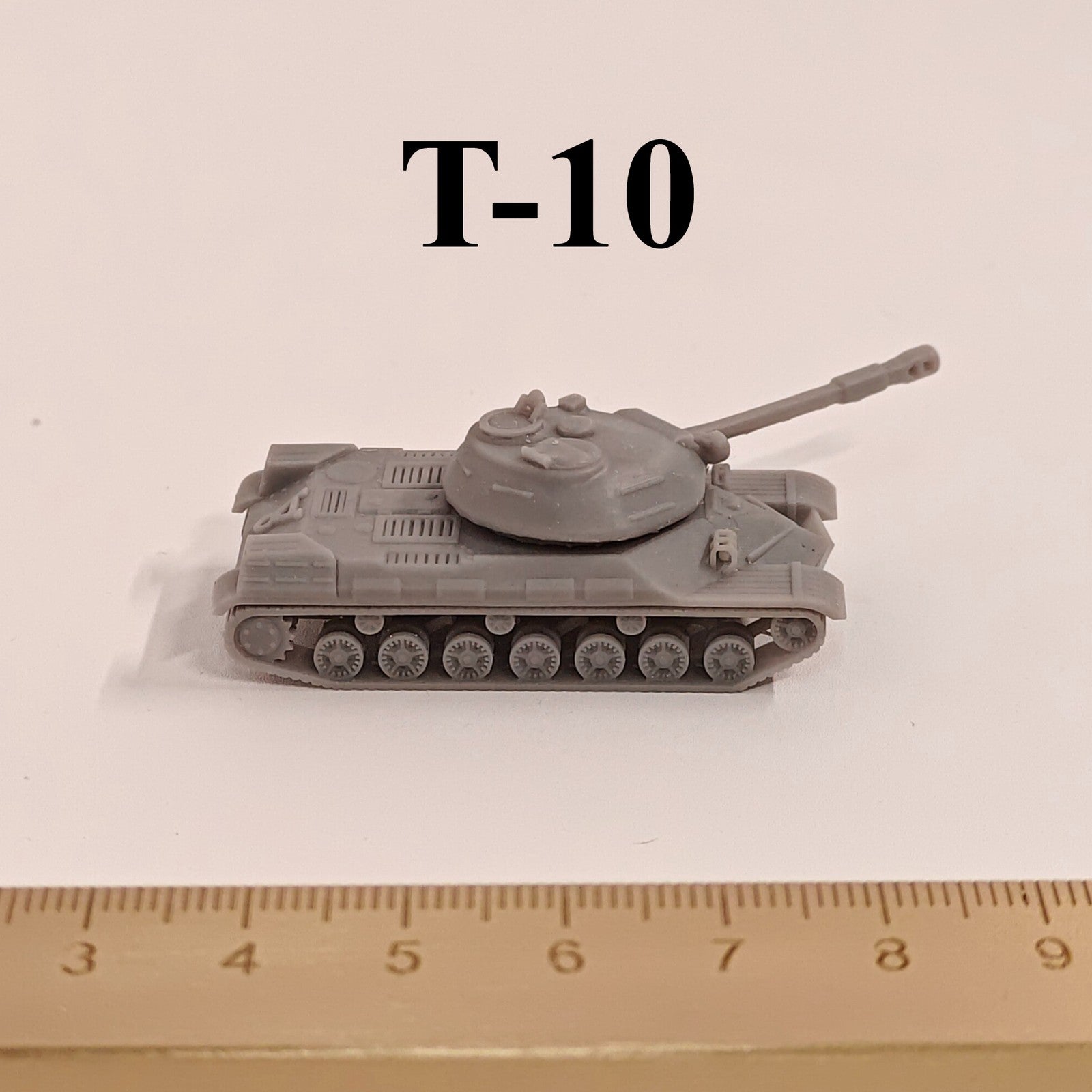 Soviet T-10 Heavy Tank,3D Printed,1/144 Scale Mini Tank Model,Resin