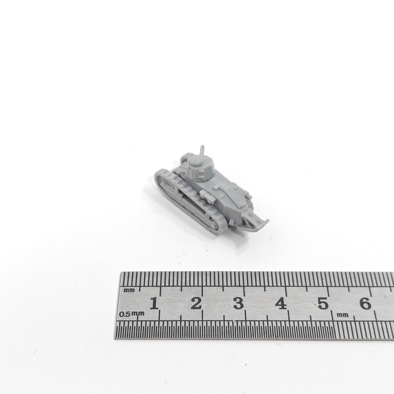 French Renault FT-17 Tank, 3D Printed ,1/144 Scale Mini Tank Model,Resin