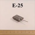 WWII German E-25 Tank Destroyer,3D Printed,1/144 Scale Mini Tank Model,Resin