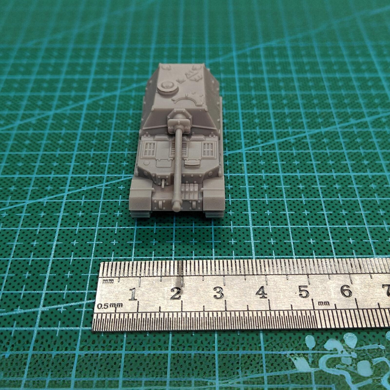 German Jagdpanzer TIGER/P Elefant Tank Destroyer,3D Printed,1/144 Model,Resin
