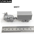 US Army M977 Heavy Tactical Truck,3D Printed,1/144 Scale Mini Tank Model,Resin