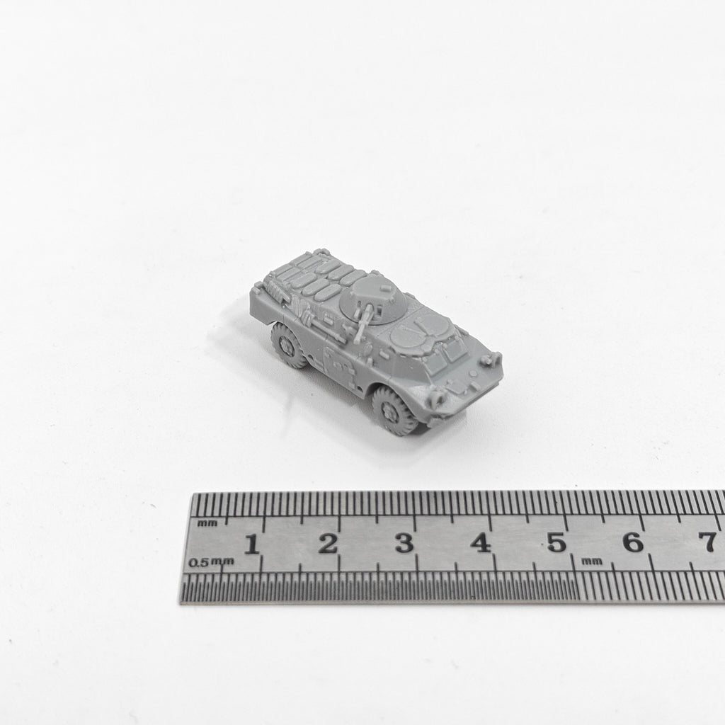 Soviet BRDM-2 Armored Vehicle,3D Printed,1/144 Scale Mini Tank Model,Resin