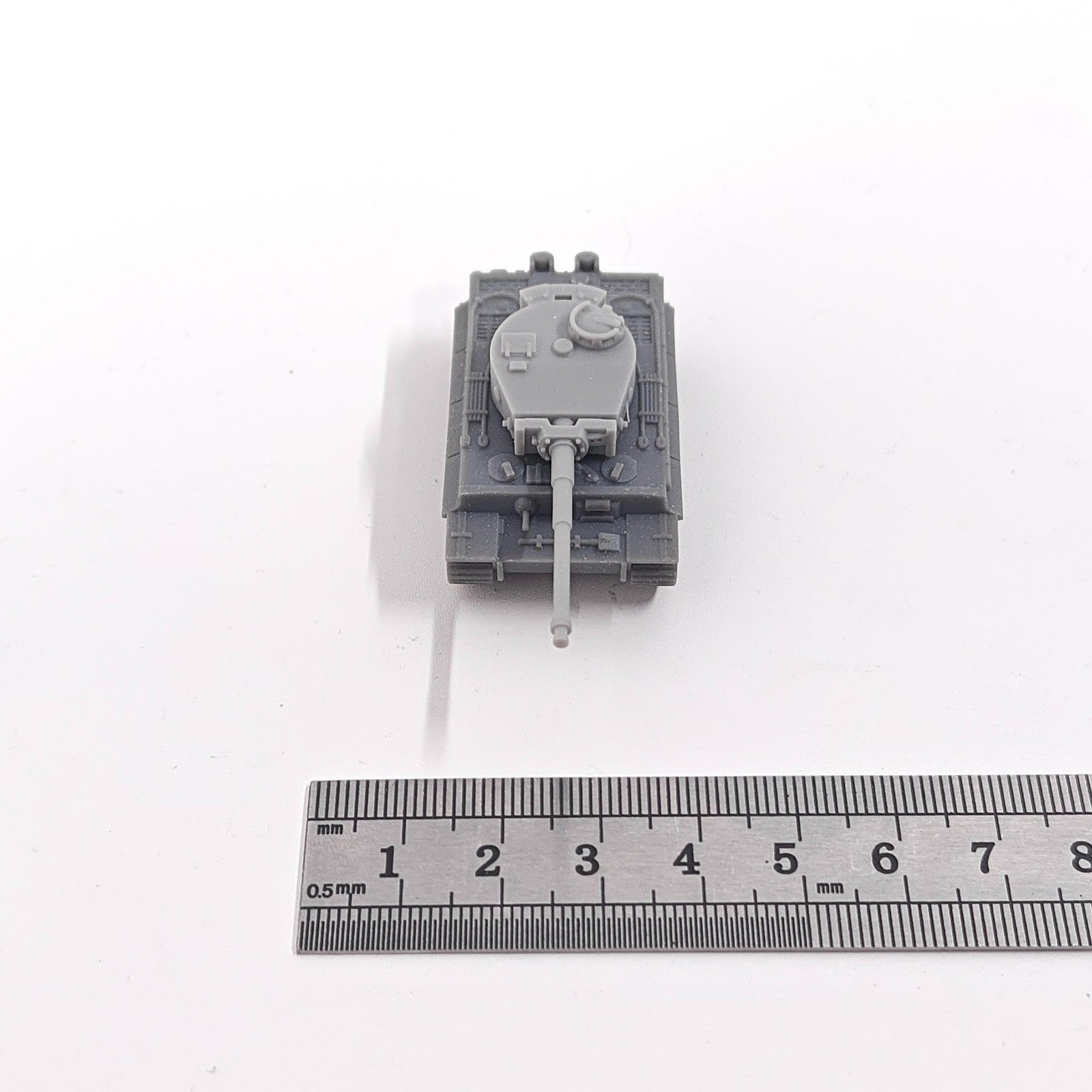WWII German Tiger I (Mid) Heavy Tank,3D Printed,1/144 Mini Tank Model,Resin