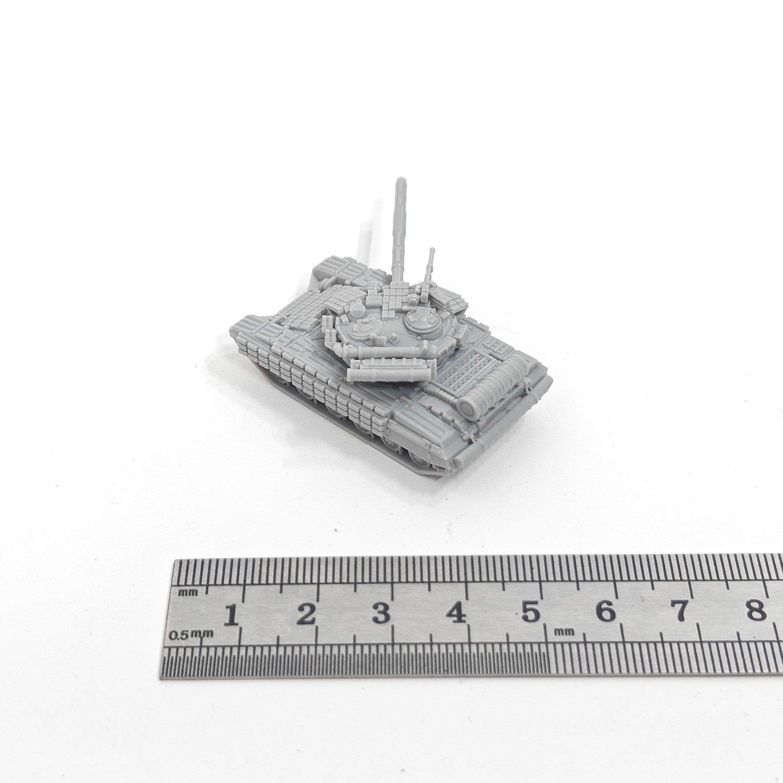 Soviet T-64BV Main Battle Tank,3D Printed,1/144 Scale Mini Tank Model,Resin