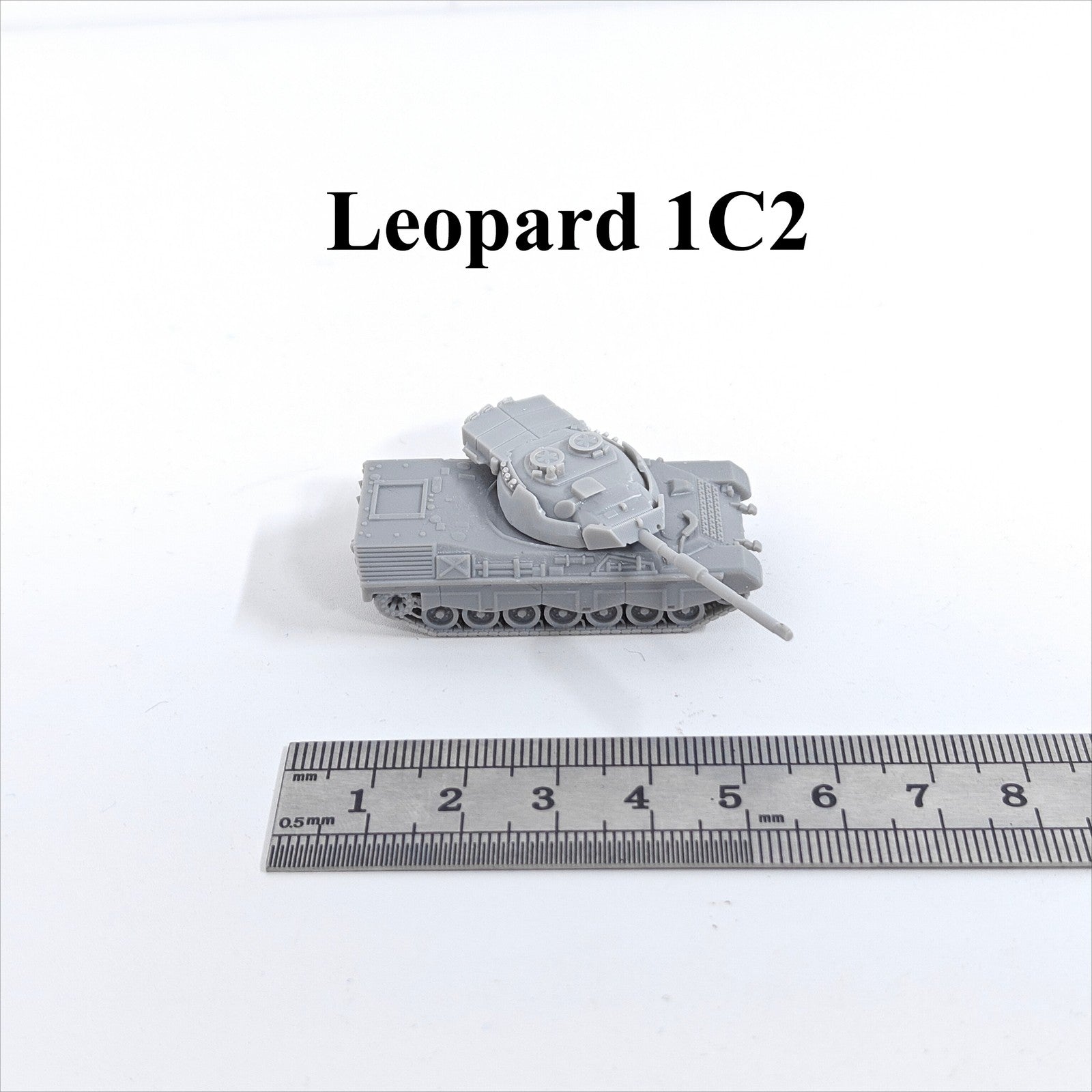 Canada Leopard 1C2 Tank,3D Printed,1/144 Scale Mini Tank Model,Resin
