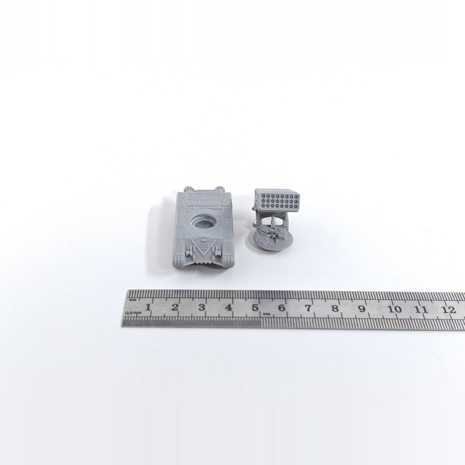 Soviet TOS-1 MRL,3D Printed,1/144 Scale Mini Tank Model,Resin
