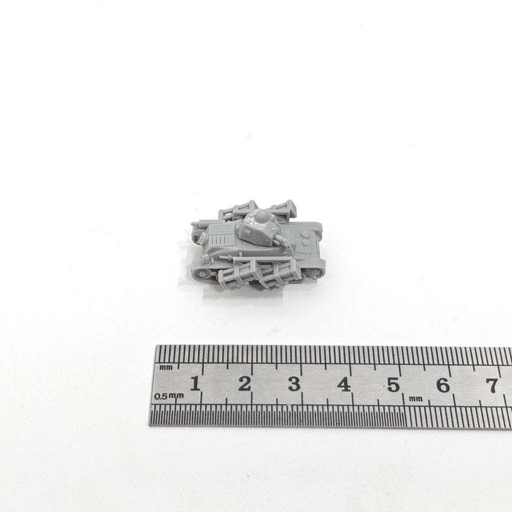 WWII German 39-H 735(f) Light Tank,3D Printed,1/144 Scale Mini Tank Model,Resin