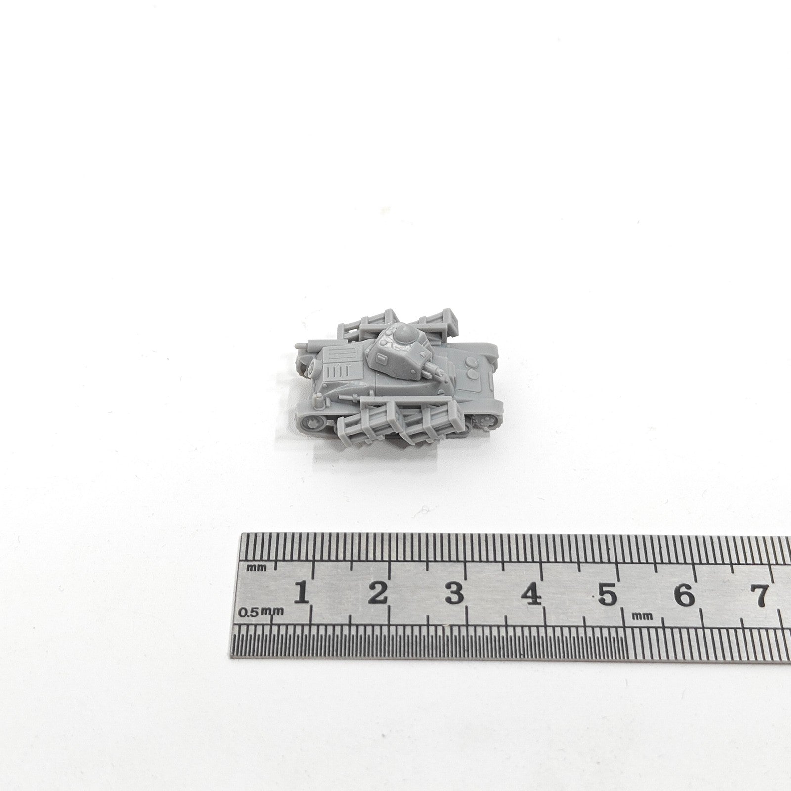 WWII German 39-H 735(f) Light Tank,3D Printed,1/144 Scale Mini Tank Model,Resin
