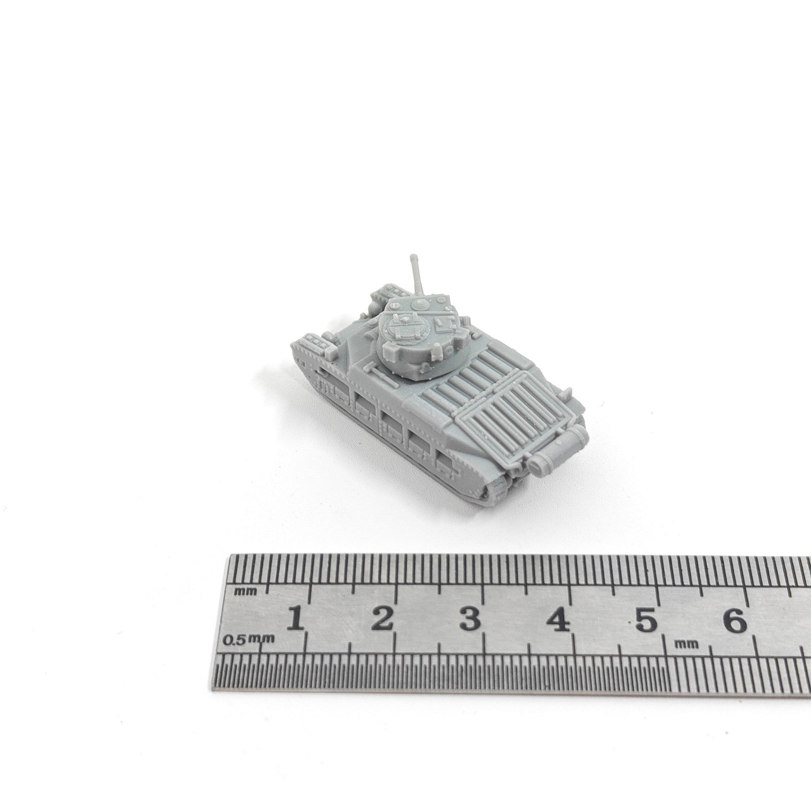WWII British Matilda II Tank,3D Printed,1/144 Scale Mini Tank Model,Resin