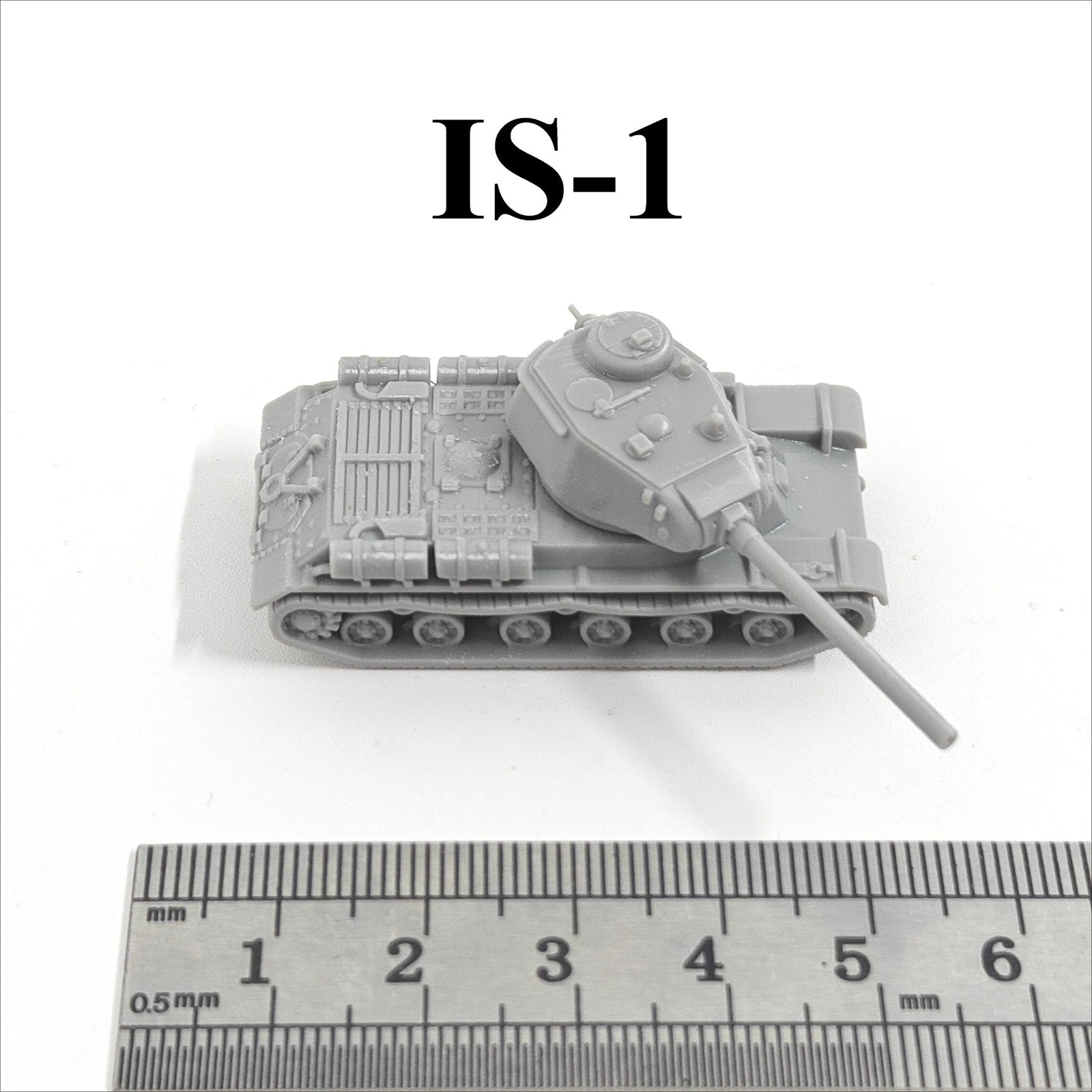 WWII Soviet IS-1 Heavy Tank,3D Printed,1/144 Scale Mini Tank Model,Resin