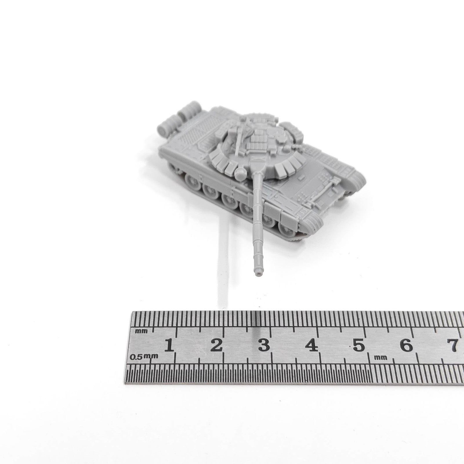 Soviet T-72BM Main Battle Tank,3D Printed,1/144 Scale Mini Tank Model,Resin