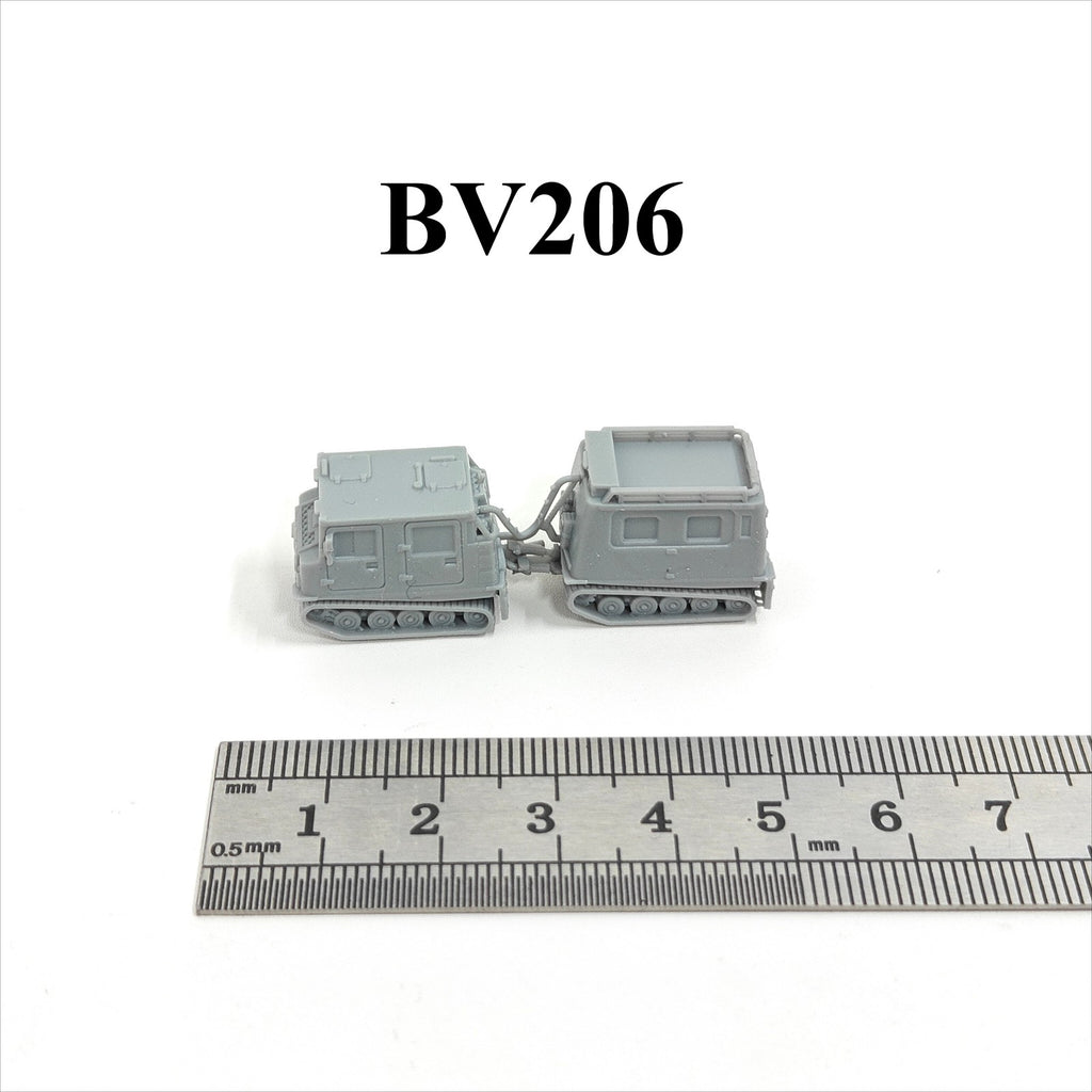 Swedish BV206 All-terrain Carrier,3D Printed,1/144 Scale Mini Tank Model,Resin