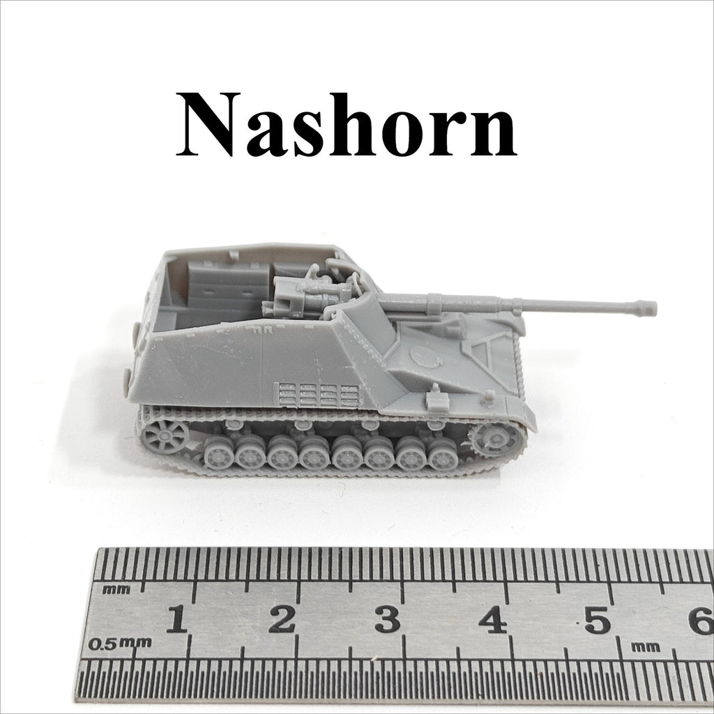 WWII German Sd.Kfz.164 Nashorn SPG,3D Printed,1/144 Tank Model,Resin