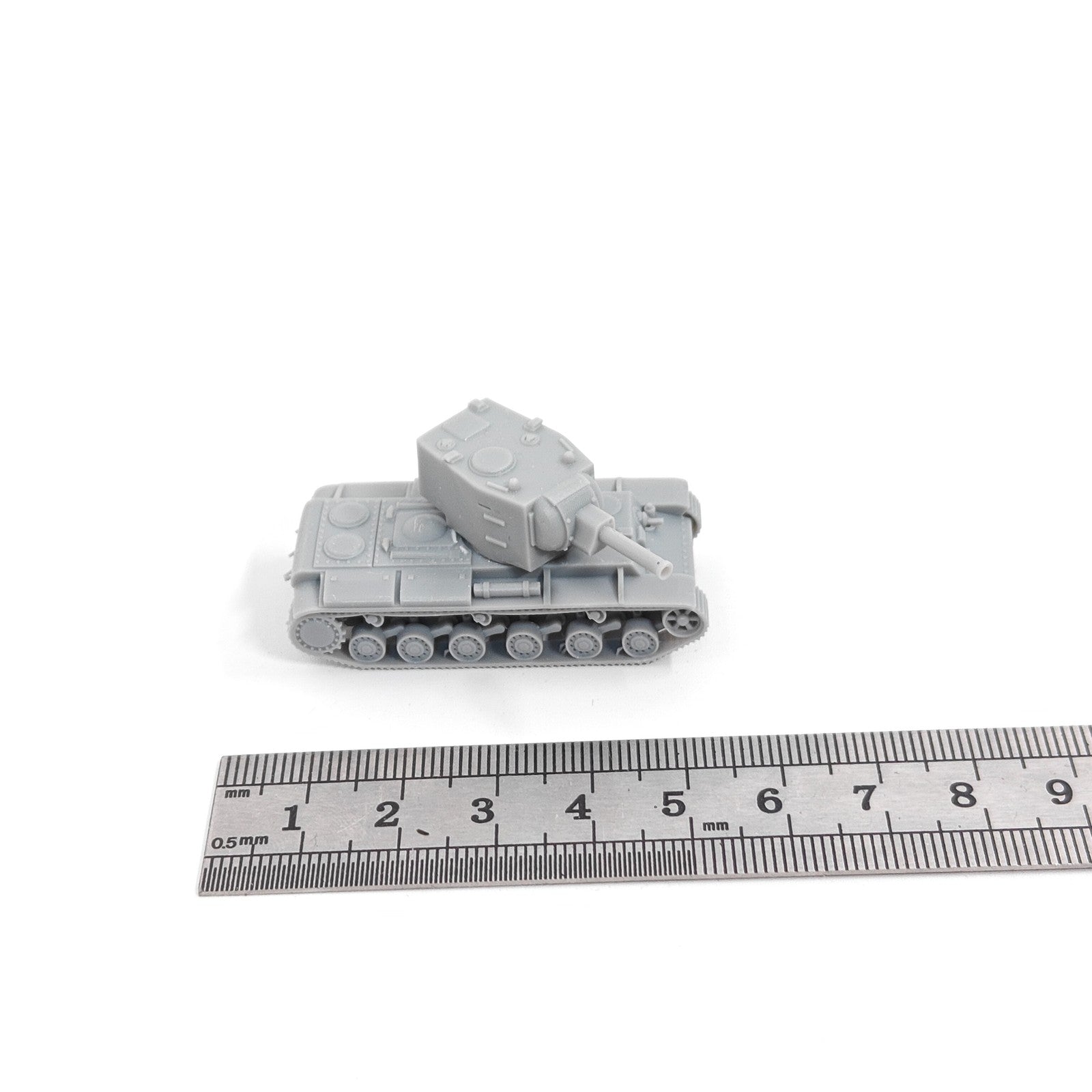 WWII Soviet KV-2 Heavy Tank,3D Printed,1/144 Scale Mini Tank Model,Resin