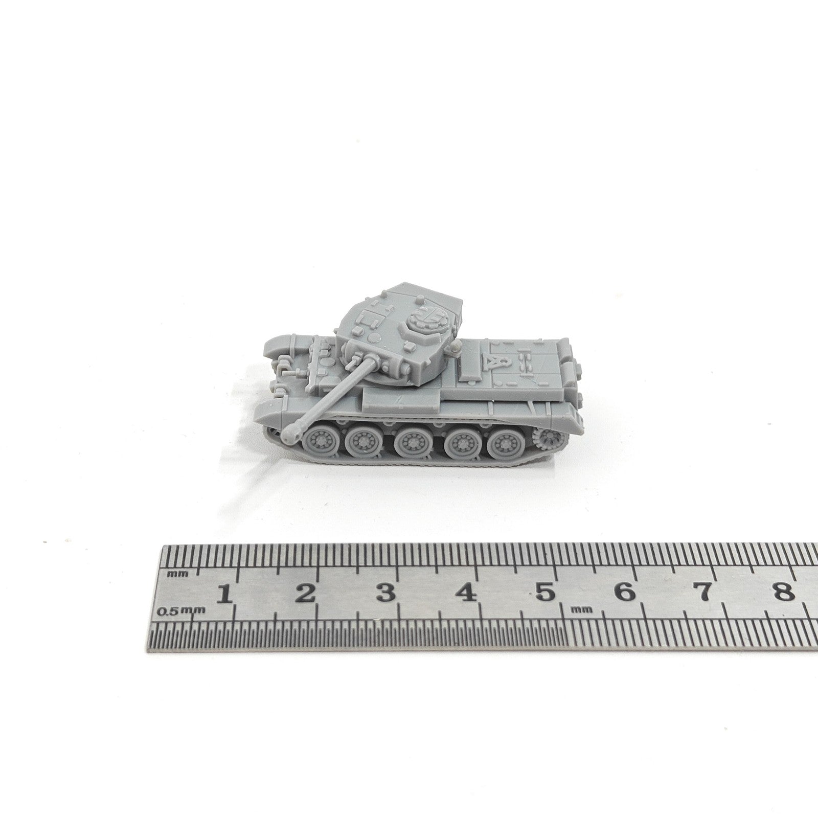 WWII British A34 Comet Tank,3D Printed,1/144 Scale Mini Tank Model,Resin