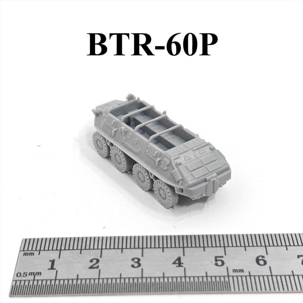 Soviet BTR-60P  APC,3D Printed,1/144 Scale Mini Tank Model,Resin